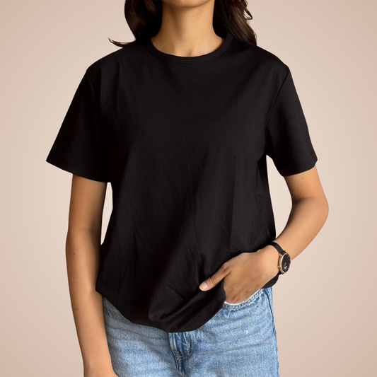 Bamboo Tencel Spandex T-Shirt – Women