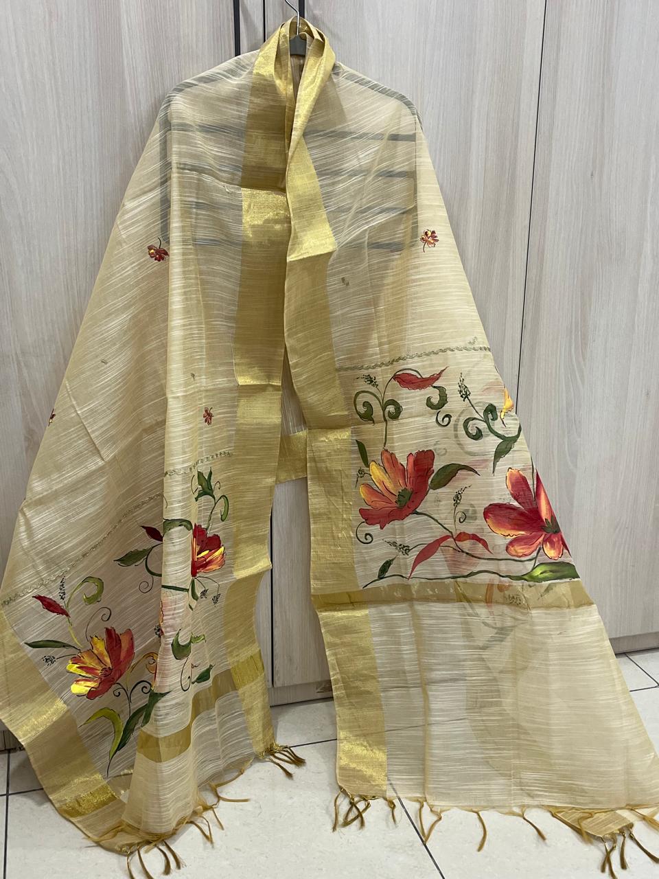 Hand Painted Duppata