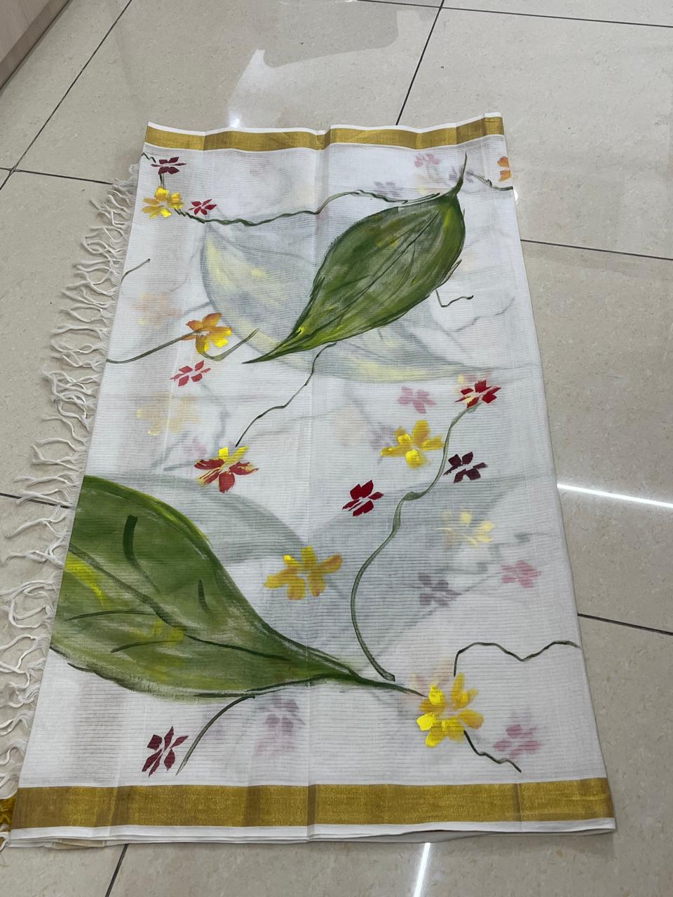 Hand Painted Duppata