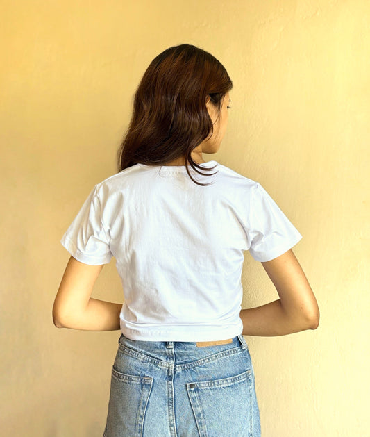 Cotton Lycra Crop Top – Women
