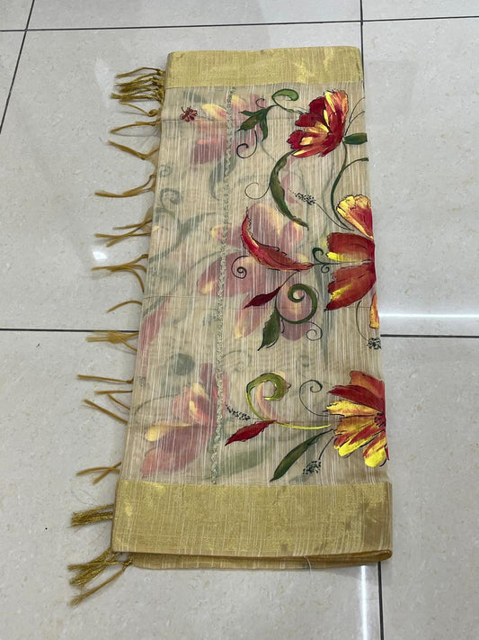 Hand Painted Duppata