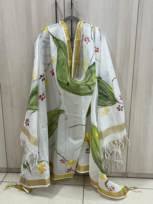 Hand Painted Duppata